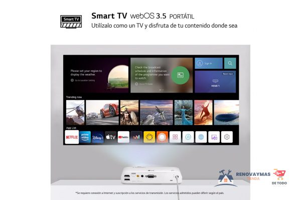 Proyector CineBeam LG